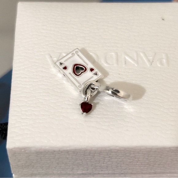 PANDORA Disney Villains Queen of Hearts Double Dangle Halloween Charm w/box - Picture 10 of 10